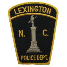 United States Lexington N.C. Police Dept. Cloth Patch Badge