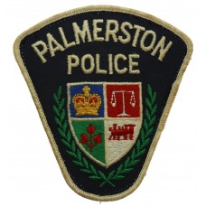Canadian Palmerston Police Cloth Patch Badge
