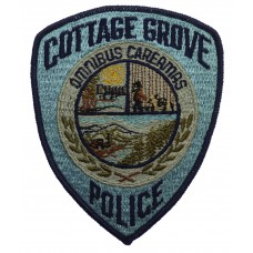 United States Cottage Grove Police Cloth Patch Badge