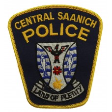 Canadian Central Saanich Police Cloth Patch Badge