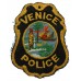 United States Venice Police Cloth Patch Badge