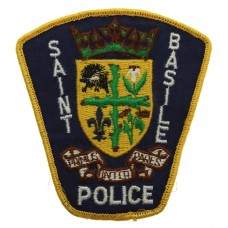 Canadian Saint Basile Police Cloth Patch Badge