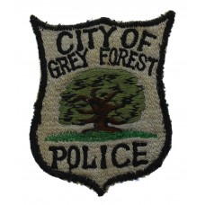 United States City of Grey Forest Police Cloth Patch Badge