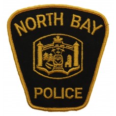 Canadian North Bay Police Cloth Patch Badge