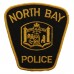 Canadian North Bay Police Cloth Patch Badge