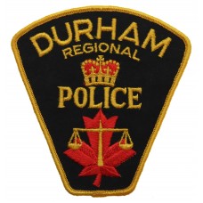 Canadian Durham Regional Police Cloth Patch Badge
