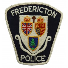 Canadian Fredericton Police Cloth Patch Badge