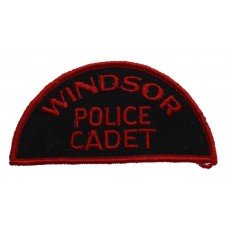 United States Windsor Police Cadet Cloth Patch Badge