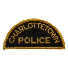 Canadian Charlottetown Police Cloth Patch Badge