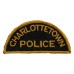 Canadian Charlottetown Police Cloth Patch Badge