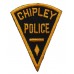 United States Chipley Police Cloth Patch Badge