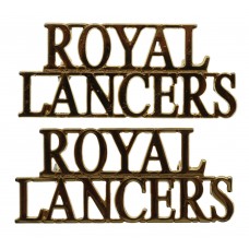 Pair of Royal Lancers (ROYAL/LANCERS) Shoulder Titles