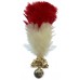 Royal Regiment of Fusiliers Anodised (Staybrite) Cap Badge with Feather Hackle