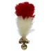 Royal Regiment of Fusiliers Anodised (Staybrite) Cap Badge with Feather Hackle