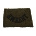 Royal West Kent Regiment (R.W.KENT) Cloth Slip On Shoulder Title