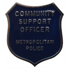 Metropolitan Police Community Support Officer Enamelled Cap Badge