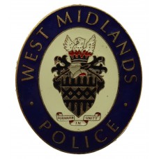 West Midlands Police Enamelled Warrant Card Badge