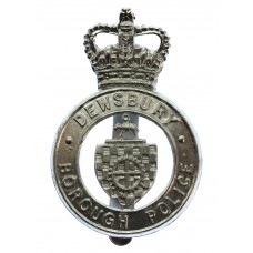 Dewsbury Borough Police Cap Badge - Queen's Crown