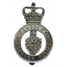 Dewsbury Borough Police Cap Badge - Queen's Crown