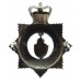 Dewsbury Borough Police Senior Officer's Enamelled Cap Badge - Queen's Crown