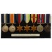 WW2 Distinguished Service Medal and MID Casualty Medal Group of Seven - C.E.R.A. Ewart John Hart, Royal Navy HMS Welshman - K.I.A. 1/2/43