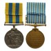Queen's Korea Medal and UN Korea Medal Pair - Able Seaman S.R. Jamison, Royal Navy