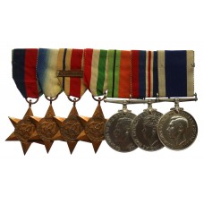 WW2 Royal Naval Long Service & Good Conduct Medal Group of Seven - Stoker Petty Officer F.E.C. Down, Royal Navy