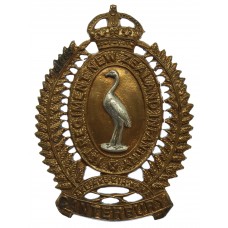 1st Regiment New Zealand Infantry (Canterbury) Bi-metal Cap Badge