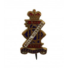 13th/18th Royal Hussars Association Lapel Pin Badge