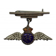 Royal Air Force (R.A.F.) Silver & Enamel Pendant Sweetheart Brooch