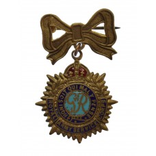 George VI Royal Army Service Corps  (R.A.S.C.) Bow Suspension Sweetheart Brooch