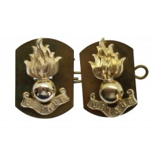 Pair of Royal Engineers Anodised (Staybrite) Collar Badges