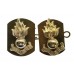 Pair of Royal Engineers Anodised (Staybrite) Collar Badges