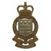 Royal Army Ordnance Corps (R.A.O.C.) Officer's Cap Badge - Queen's Crown