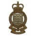 Royal Army Ordnance Corps (R.A.O.C.) Officer's Cap Badge - Queen's Crown