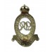 George VI Royal Horse Artillery (R.H.A.) White Metal Cap Badge