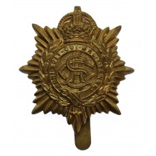 Army Service Corps (A.S.C.) WW1 Non Voided Economy Cap Badge