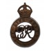 George VI The Life Guards Officer's Service Dress Cap Badge