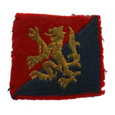 105th Coast Brigade Royal Artillery Cloth Formation Sign