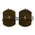 Pair of Royal Army Dental Corps (R.A.D.C.) Anodised (Staybrite) Collar Badges