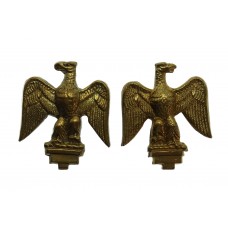 Pair of Essex Regiment Brass Collar Badges (Post 1954)