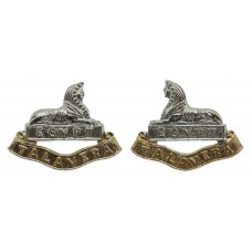 Pair of 2nd Bn. Royal Anglian Regiment Anodised (Staybrite) Collar Badges