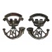 Pair of Somerset Light Infantry Anodised (Staybrite) Collar Badges