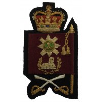 Scots Guards Warrant Officer Class 2 W.O.II Bullion Sleeve Badge - Queen's Crown