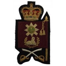 Scots Guards Warrant Officer Class 2 W.O.II Bullion Sleeve Badge - Queen's Crown