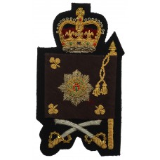 Irish Guards Warrant Officer Class 2 W.O.II Bullion Sleeve Badge - Queen's Crown