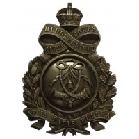 Edwardian Huddersfield Rifle Corps Officer's Pouch Belt Plate