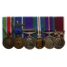 Campaign Service Medal (Northern Ireland), ACSM and Long Service & Good Conduct Medal Group of Six - WO1. C. Brain, Royal Logistic Corps