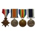 WW1 1914-15 Star, British War Medal, Victory Medal and Edward VII RN Long Service & Good Conduct Medal Group of Four - Petty Officer J. Bedbrook, Royal Navy