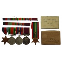 WW2 Japanese POW Mentioned in Despatches Medal Group of Five - WO2. E.E. Godwin, Royal Signals